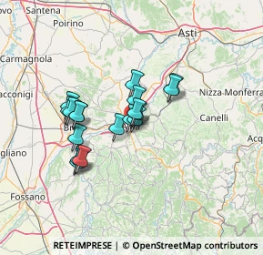 Mappa Via Filippo Corridoni, 12051 Alba CN, Italia (10.18722)