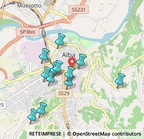 Mappa Via Filippo Corridoni, 12051 Alba CN, Italia (0.85083)