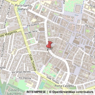 Mappa Via Porta Brennone, 1, 42121 Reggio nell'Emilia, Reggio nell'Emilia (Emilia Romagna)