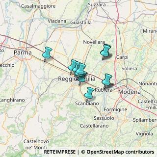 Mappa Via Eritrea, 42121 Reggio nell'Emilia RE, Italia (8.37857)
