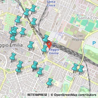 Mappa Via Eritrea, 42121 Reggio nell'Emilia RE, Italia (0.714)