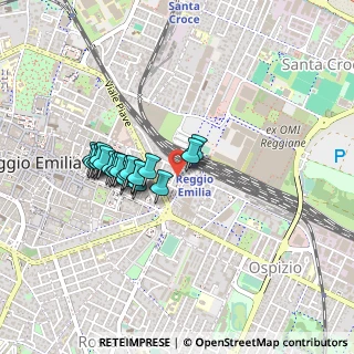 Mappa Via Eritrea, 42121 Reggio nell'Emilia RE, Italia (0.3635)