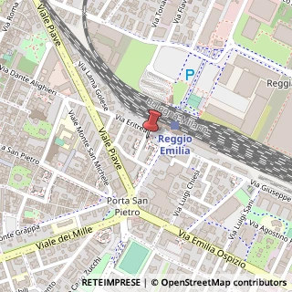 Mappa Piazzale Guglielmo Marconi, 3B, 42121 Reggio nell'Emilia, Reggio nell'Emilia (Emilia Romagna)