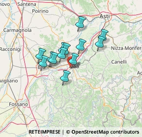 Mappa Corso Europa, 12055 Alba CN, Italia (9.76692)