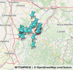 Mappa Corso Europa, 12055 Alba CN, Italia (8.90118)