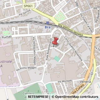 Mappa Via piumati giovanni 18, 12042 Bra, Cuneo (Piemonte)