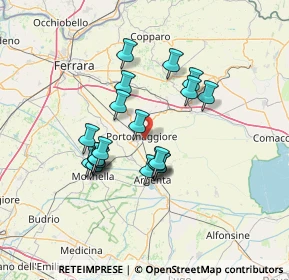 Mappa Via Giuseppe Saragat, 44015 Portomaggiore FE, Italia (11.49)