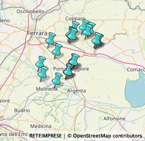 Mappa Via Giuseppe Saragat, 44015 Portomaggiore FE, Italia (10.8045)