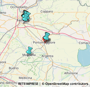 Mappa Via Giuseppe Saragat, 44015 Portomaggiore FE, Italia (17.89444)