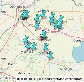 Mappa Via Giuseppe Saragat, 44015 Portomaggiore FE, Italia (13.0025)