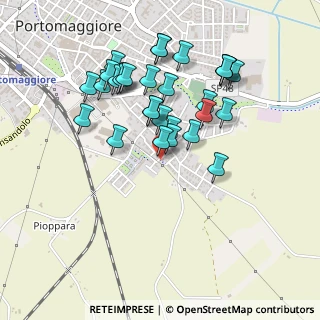 Mappa Via Giuseppe Saragat, 44015 Portomaggiore FE, Italia (0.43)