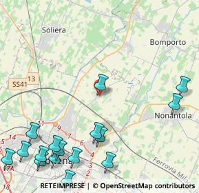 Mappa Via del Faggio, 41122 Modena MO, Italia (6.2)