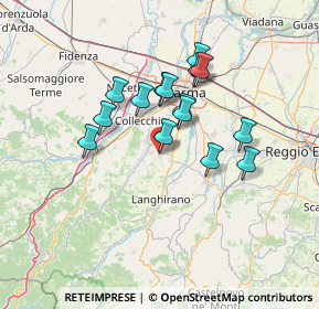 Mappa Via F. Parri, 43035 Felino PR, Italia (11.21333)