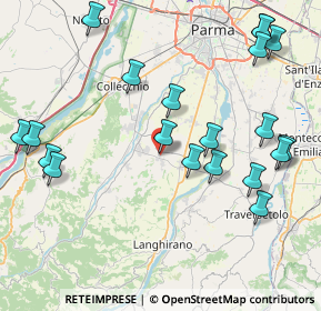 Mappa Via F. Parri, 43035 Felino PR, Italia (9.795)