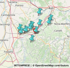 Mappa Corso Piave, 12051 Alba CN, Italia (9.85615)