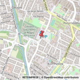 Mappa Via cecati 3, 42100 Reggio nell'Emilia, Reggio nell'Emilia (Emilia Romagna)