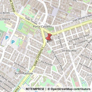 Mappa Via Francesco Cassoli, 14, 42123 Reggio nell'Emilia, Reggio nell'Emilia (Emilia Romagna)