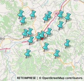 Mappa Via Giuseppe Verdi, 12051 Alba CN, Italia (7.02889)