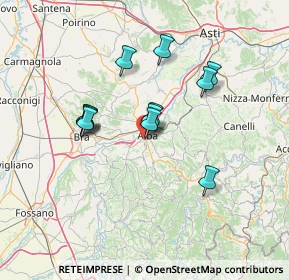 Mappa Strada Rorine, 12051 Alba CN, Italia (11.50833)