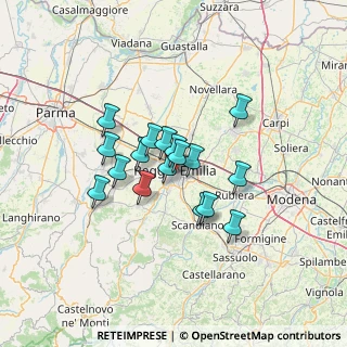 Mappa Via Goffredo Mameli, 42123 Reggio nell'Emilia RE, Italia (9.68176)