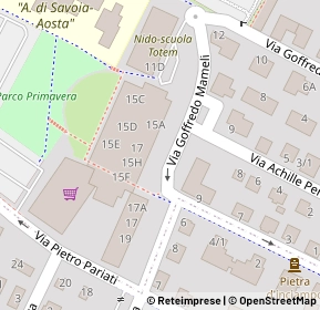 Mappa Via Nicomede Bianchi, 42122 Reggio nell'Emilia RE, Italia (0)