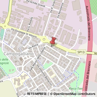 Mappa Via Giuseppe Mazzini, 3, 41011 Campogalliano, Modena (Emilia Romagna)