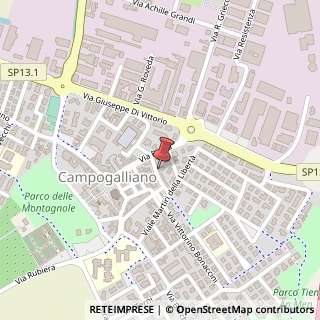 Mappa Via Manzoni, 6, 41011 Campogalliano, Modena (Emilia Romagna)