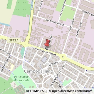 Mappa Via G. di Vittorio, 36, 41011 Campogalliano, Modena (Emilia Romagna)