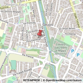 Mappa Via Pastrengo, 6, 42123 Reggio nell'Emilia, Reggio nell'Emilia (Emilia Romagna)