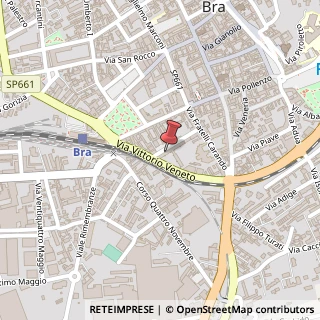 Mappa Via Vittone, 25, 12042 Bra, Cuneo (Piemonte)
