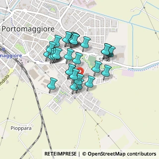 Mappa Via Liguria, 44015 Portomaggiore FE, Italia (0.35)