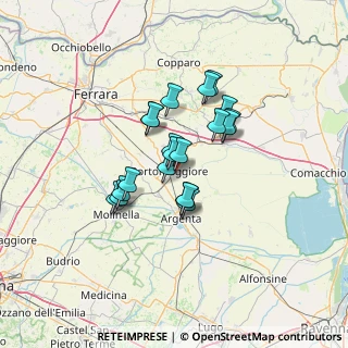 Mappa Via Marzabotto, 44015 Portomaggiore FE, Italia (9.655)