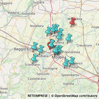 Mappa Via Chiesa Panzano, 41011 Campogalliano MO, Italia (10.26412)