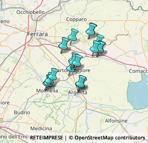 Mappa Via del Lavoratore, 44011 Argenta FE, Italia (9.639)