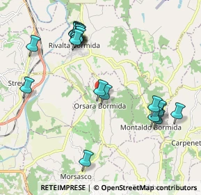 Mappa Via Morazza, 15010 Orsara Bormida AL, Italia (2.2365)