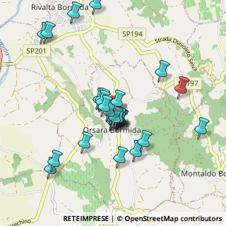 Mappa Via Morazza, 15010 Orsara Bormida AL, Italia (0.82857)