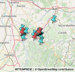 Mappa Via D. Scaglione, 12051 Alba CN, Italia (7.45611)