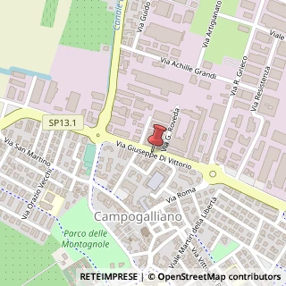 Mappa Via di vittorio 8, 41011 Campogalliano, Modena (Emilia Romagna)