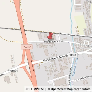 Mappa Strada Tetti Arlorio, 48, 12042 Bra, Cuneo (Piemonte)