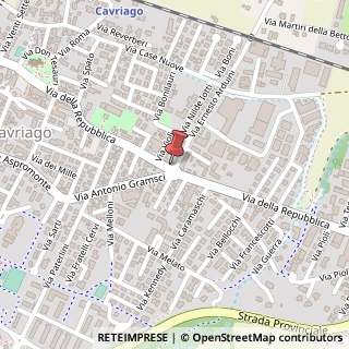 Mappa Via Ernesto Arduini, 1, 42025 Cavriago, Reggio nell'Emilia (Emilia Romagna)
