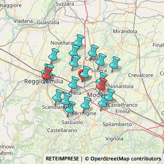 Mappa Via Giuseppe Verdi, 41011 Campogalliano MO, Italia (11.772)