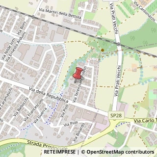 Mappa Via G. Terenziani Poletti, 5, 42025 Cavriago, Reggio nell'Emilia (Emilia Romagna)