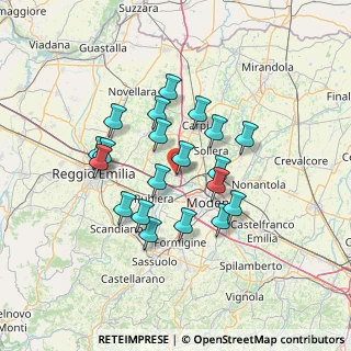 Mappa Via Fermi, 41011 Campogalliano MO, Italia (11.767)