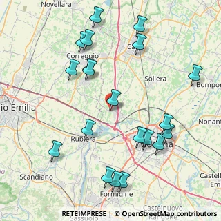 Mappa Via Fermi, 41011 Campogalliano MO, Italia (9.5335)