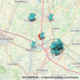 Mappa Via Fermi, 41011 Campogalliano MO, Italia (8.024)