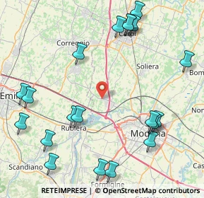 Mappa Via Fermi, 41011 Campogalliano MO, Italia (10.747)