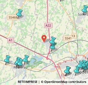 Mappa Via Fermi, 41011 Campogalliano MO, Italia (7.106)