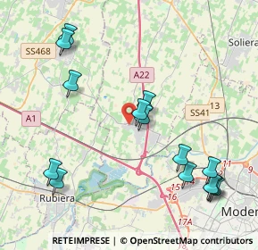 Mappa Via Fermi, 41011 Campogalliano MO, Italia (4.71571)