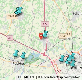 Mappa Via Fermi, 41011 Campogalliano MO, Italia (6.02455)