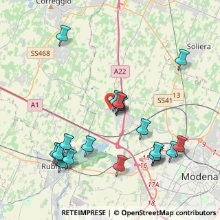 Mappa Via Fermi, 41011 Campogalliano MO, Italia (4.6625)